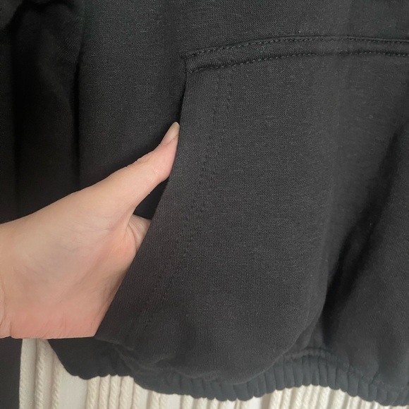 NWT Boohoo Streetwear Gorpcore Utility Zip Funnel Neck Cropped Jacket SZ L - Picture 6 of 9